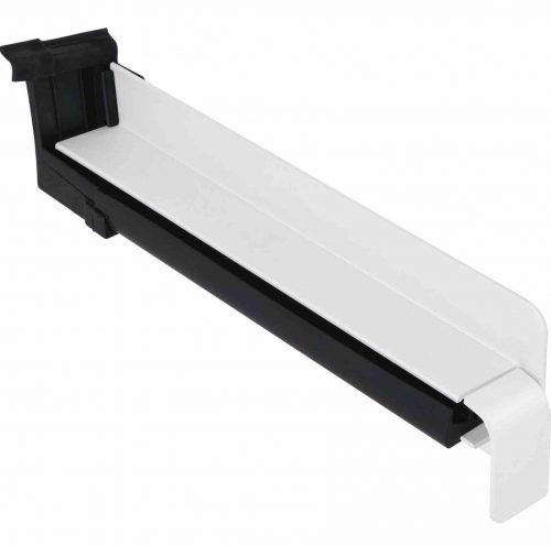 Alu Seitenabschlüsse Dichtteil Sichtbeton - Weiß RAL 9016