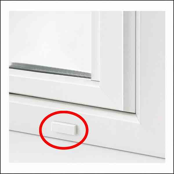 Entwässerungskanal Fenster vorne außen