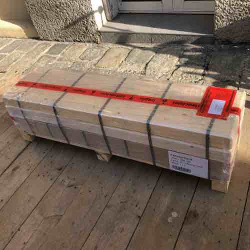 Helopal Fensterbank Lieferung Spedition Verpackung Palette