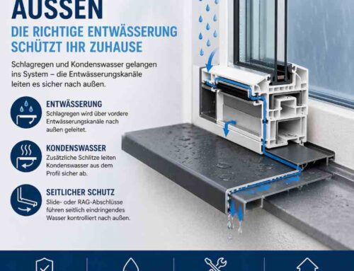 Fensterbrett außen richtig planen: Entwässerung verstehen & Schäden vermeiden