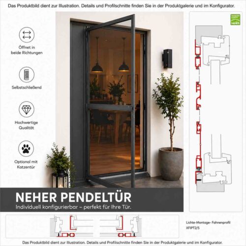 Pendeltür_Fahnen_Winkelprofil